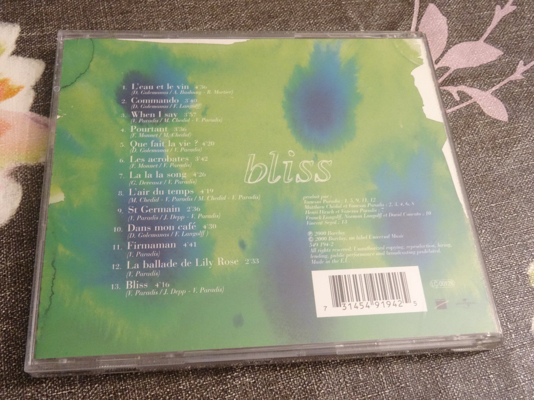 CD: Vanessa Paradis - Bliss CD – Usato da Olten venduto da Disc-Ausverkauf 1