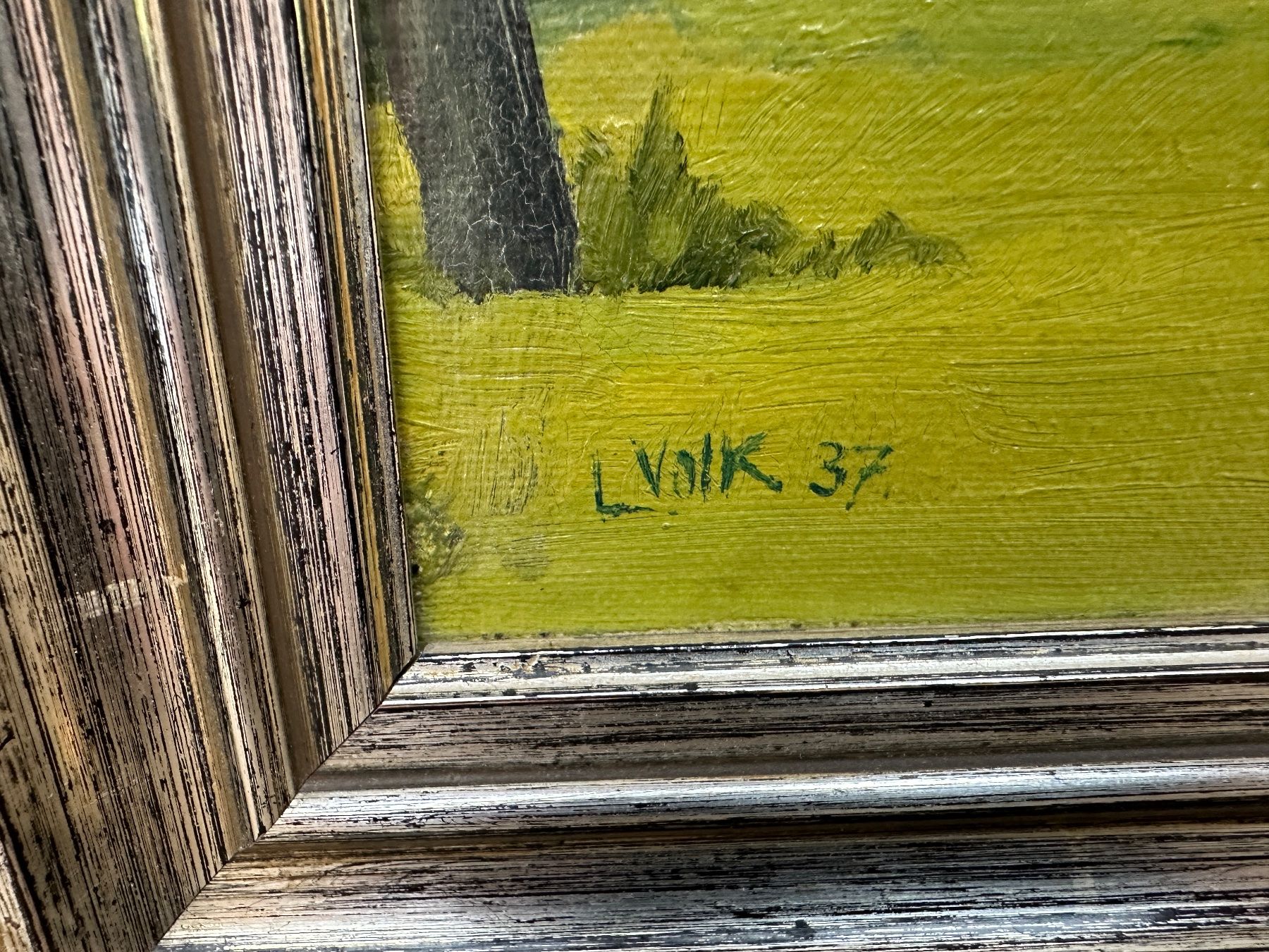 Gemälde: Gemälde Landschaftsbild Signiert – Gebraucht aus arlesheim von Art.en1 1