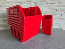 21 Lagerboxen 39 cm Lagerbox Stapelbox Sortierbox Sichtbox