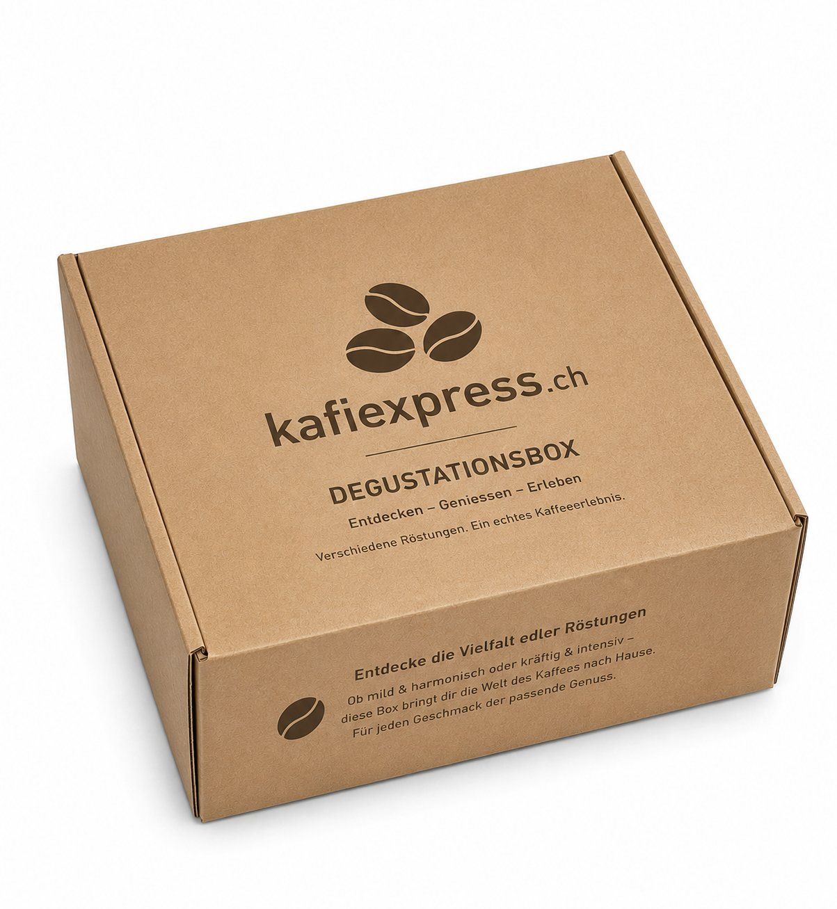 Lebensmittel & Spezialitäten: Kafiexpress Degustationsbox 100 Kaffeepads E.S.E – Neu und originalverpackt aus Dietikon von kafiexpress