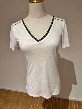 White t-shirt size S by MORGAN