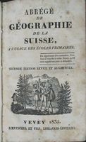 Géographie Suisse Vevey 1835