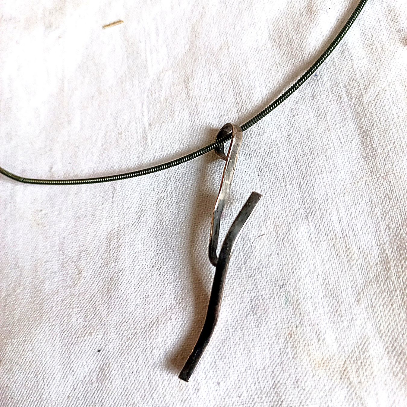 Catenine: Halsschmuck / Halskette mit Sterling Silber Anhänger – Usato da Baar venduto da 2cvbaar 3