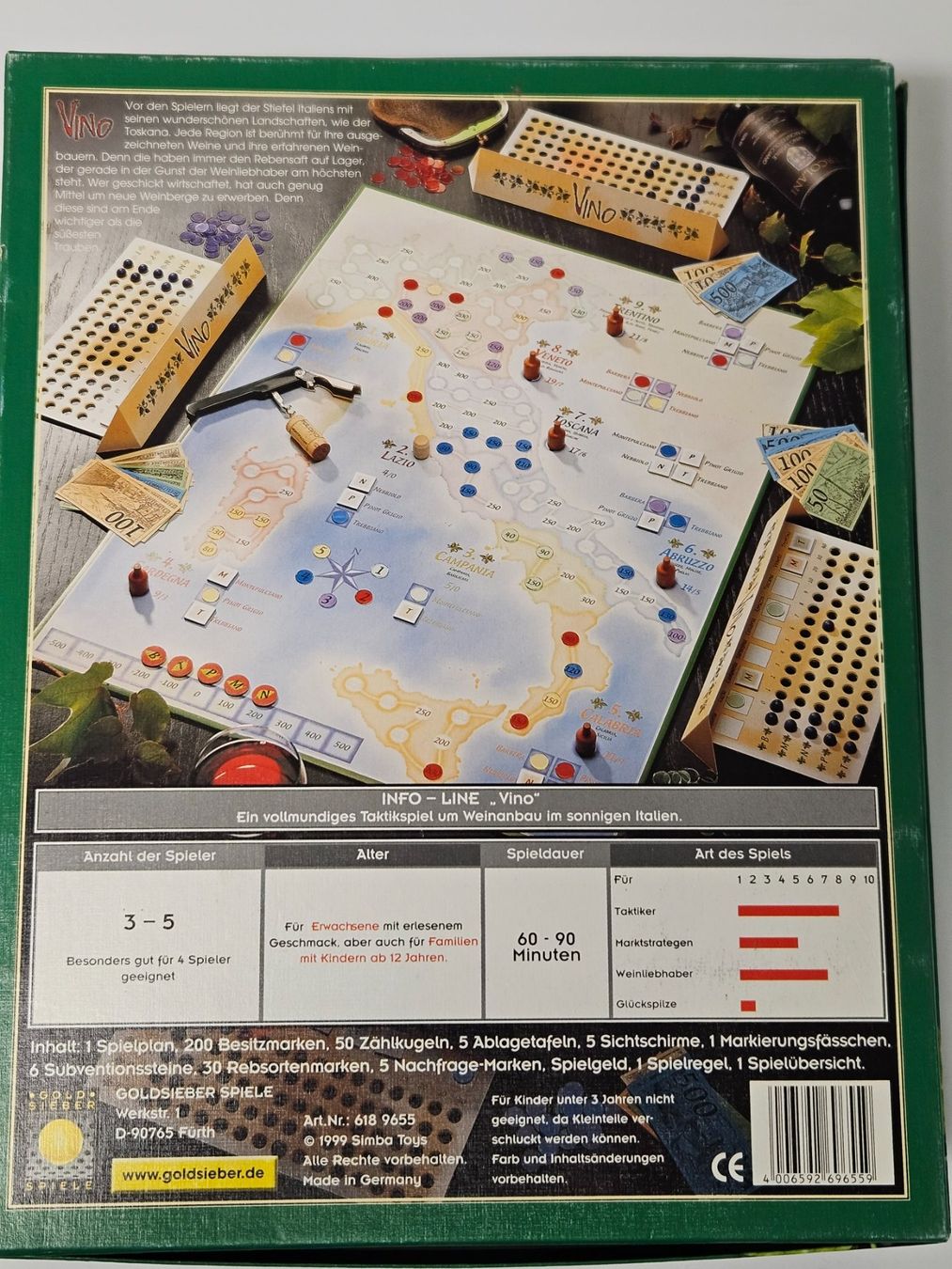 Giochi: Vino /  Brettspiel / #WT18 – Usato da Oberdorf BL venduto da BaldenEagle 2