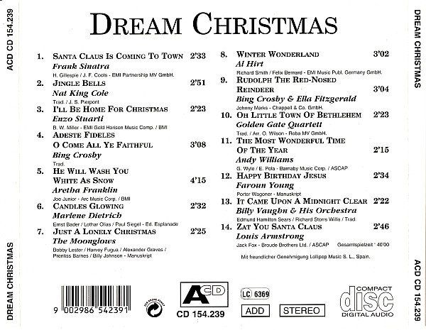 CD: Dream Christmas – Usato da Bionnens venduto da Meg011 1