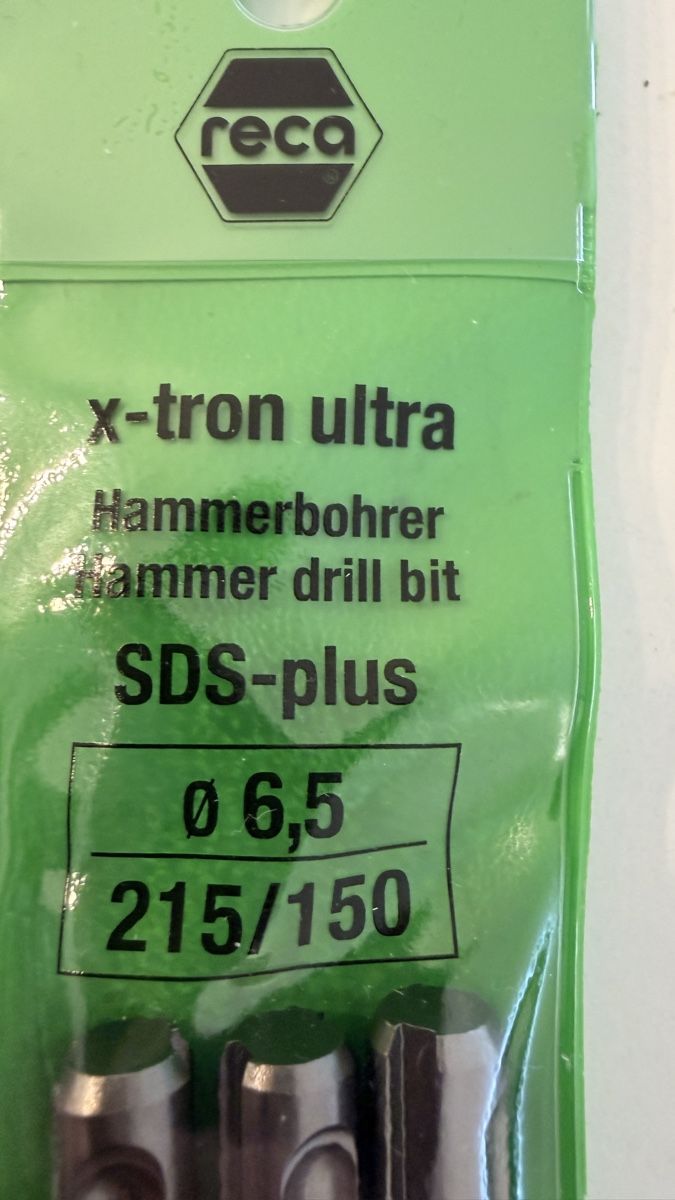 Tutti gli attrezzi: Bohrer Set "x-tron ultra" SDS-plus 6.5x215/150mm – Nuovo e nell'imballaggio originale da Rotkreuz venduto da perlengott 1