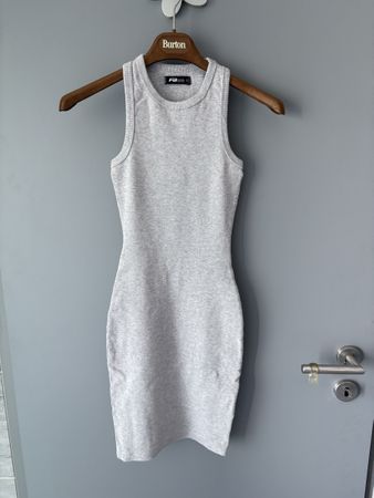 Robe moulante New Yorker grise taille S 