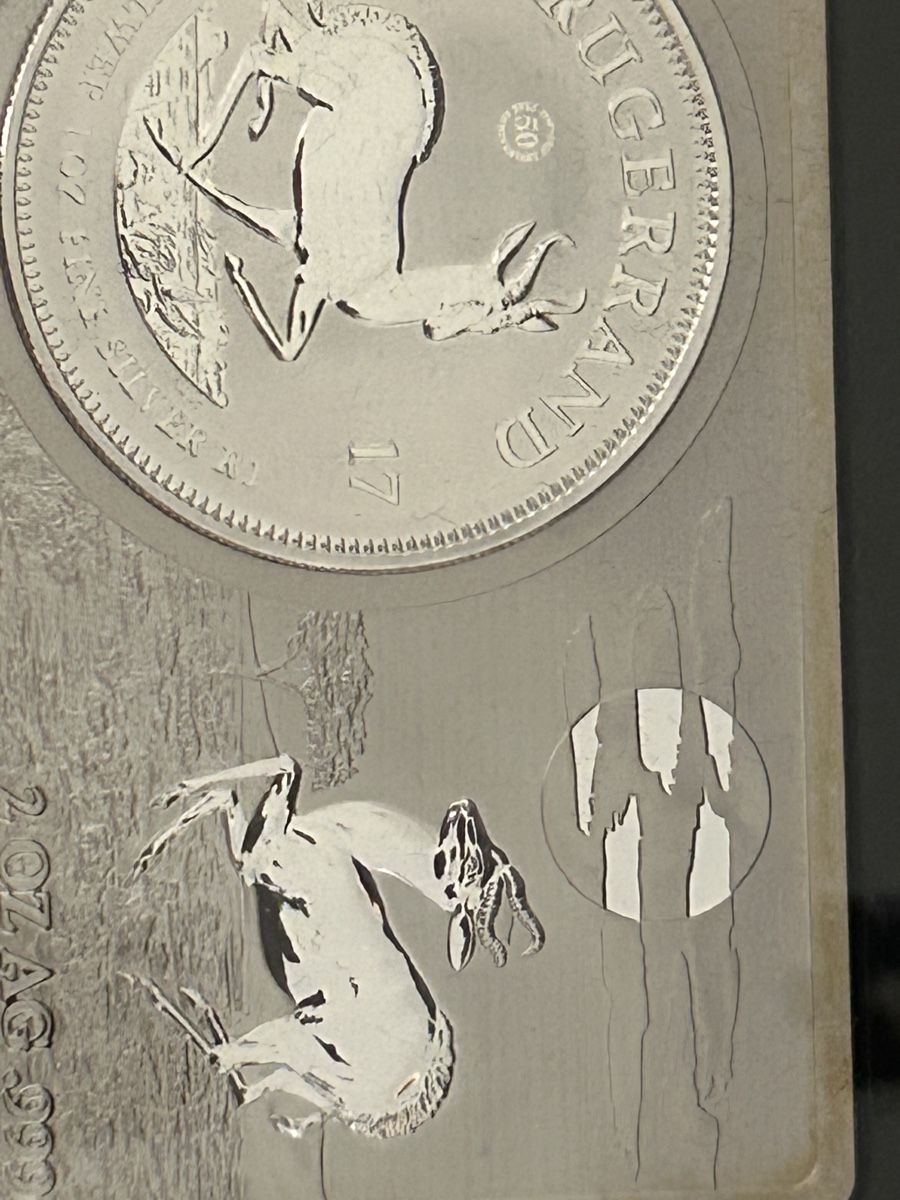 Metalli preziosi: Krügerrand Silber Barren/Unzen – Usato da St. Gallen venduto da Tenkmaster 6