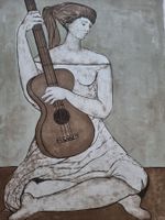 FEDERICO RIGHI LITHOGRAPHIE SIGNIERT BLATTGRÖSSE 50X39CM