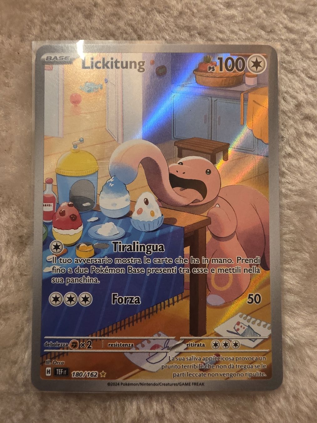 Pokémon Carte collezionabili: Lickitung Temporal Force Illustration Rare – Nuovo (secondo la descrizione) da Mendrisio venduto da Tobler.