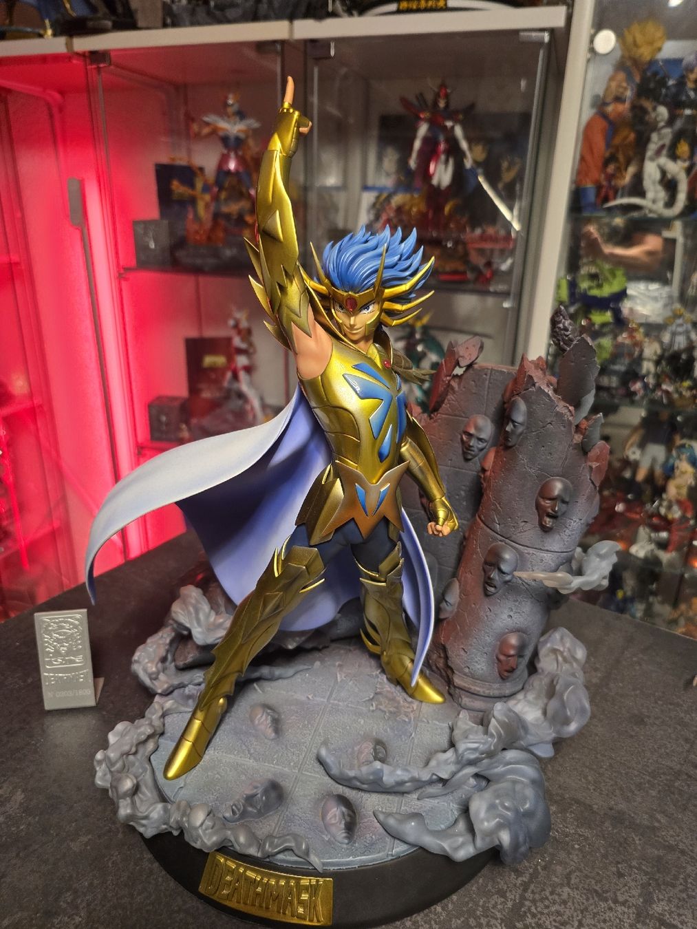 Statue Tsume Deathmask – Masque De Mort – Saint Seiya – Occasion Collection