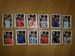 🔥Komplettes Set Alle 12 Coca Cola Panini Sticker CC01-CC12