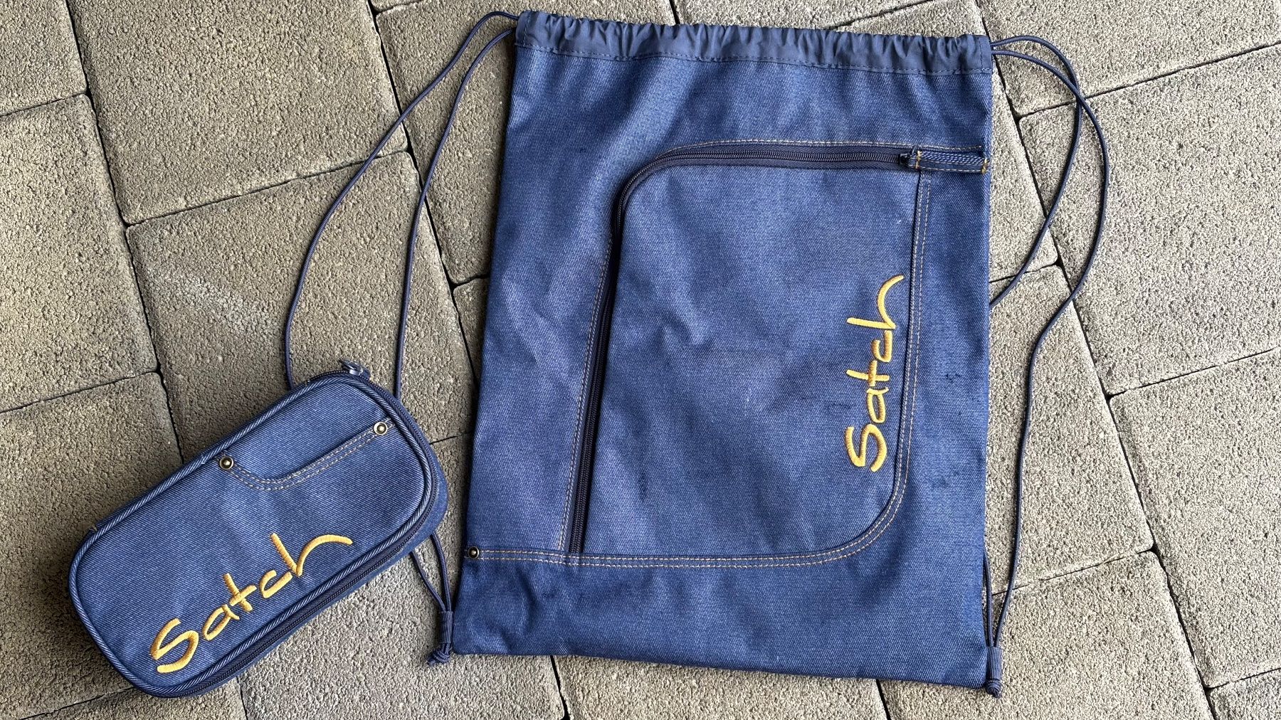 Satch Borse & Zaini: Satch Pack Schulrucksack 3-teilig Denim Blue – Nuovo (secondo la descrizione) da Arni AG venduto da CLIMBIM 4