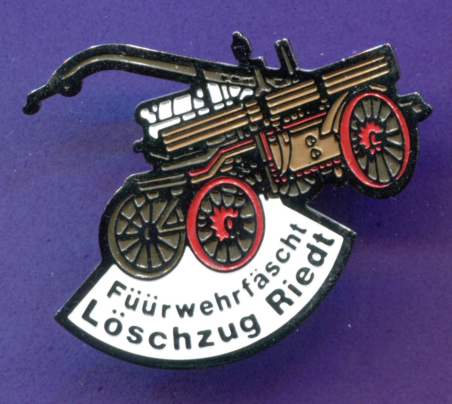 Placchette & Badge: Feuerwehr  RIEDT – Usato da Winterthur venduto da Sammleroase