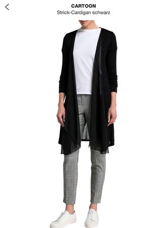 JACKE  Strick-Cardigan SCHWARZ