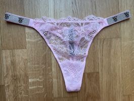 Victoria’s Secret Shine Strap Lace Thong M NEW