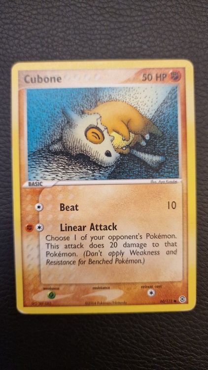 Cubone 60/112 - EX FireRed & LeafGreen (EN) - Pokémon Card (Gebraucht ...