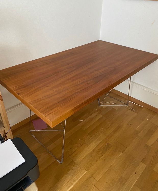 TEAMIX Eck-Monitorständer Aus MDF – 66 Cm, Ahorn, Trägt Bis 36 Kg, Mit Stauraum