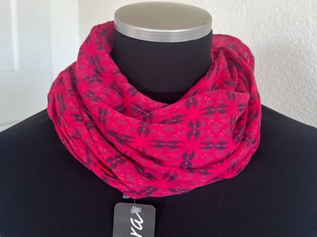 Colora Schal, 30% Seide, Pink, NEU