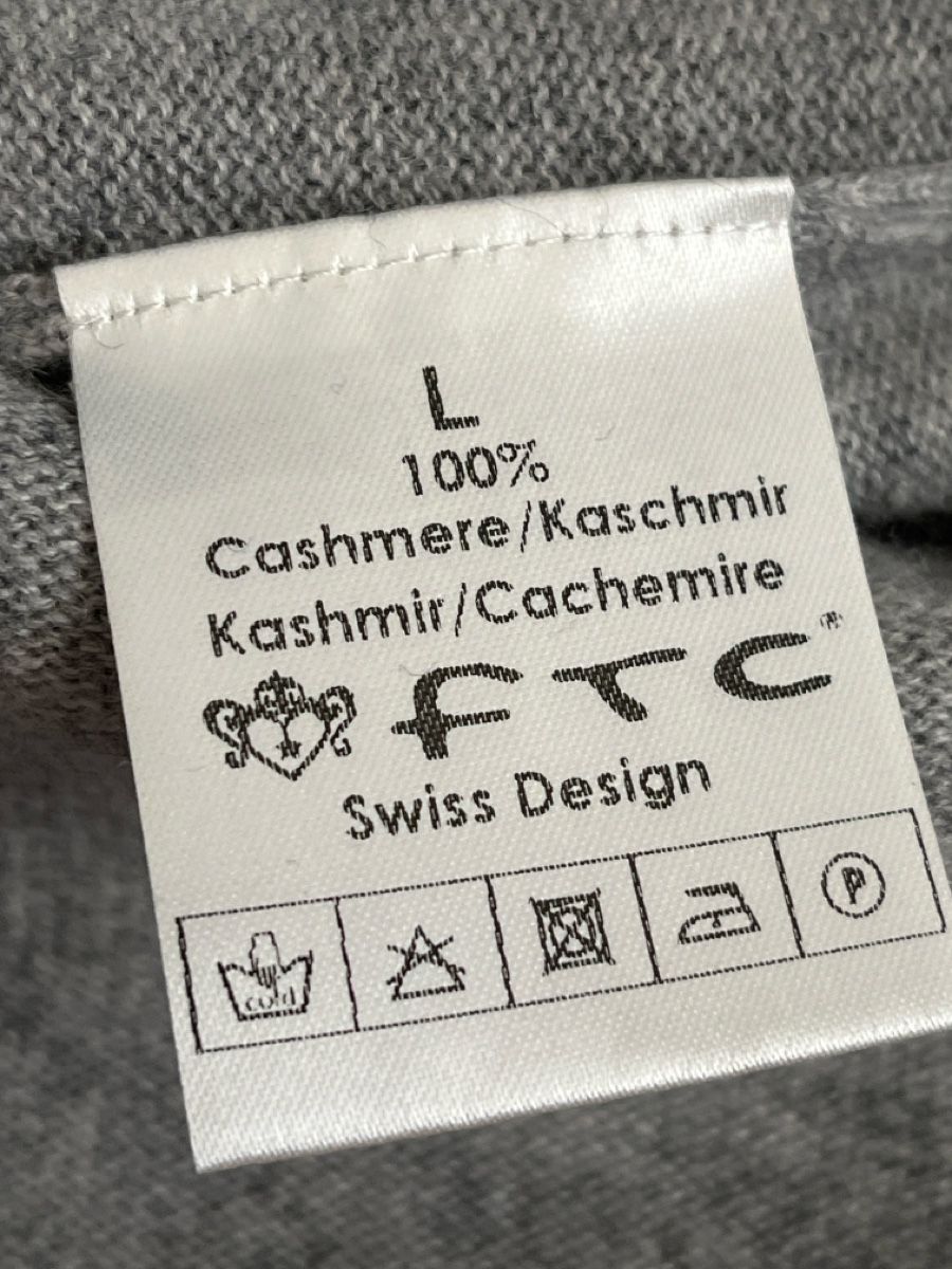 FTC Pullover & Sweatshirts: FTC Cashmere Pullover, Gr. L, Grau, Top Zustand! – Neu (gemäss Beschreibung) aus Zürich von Kleanthy 3