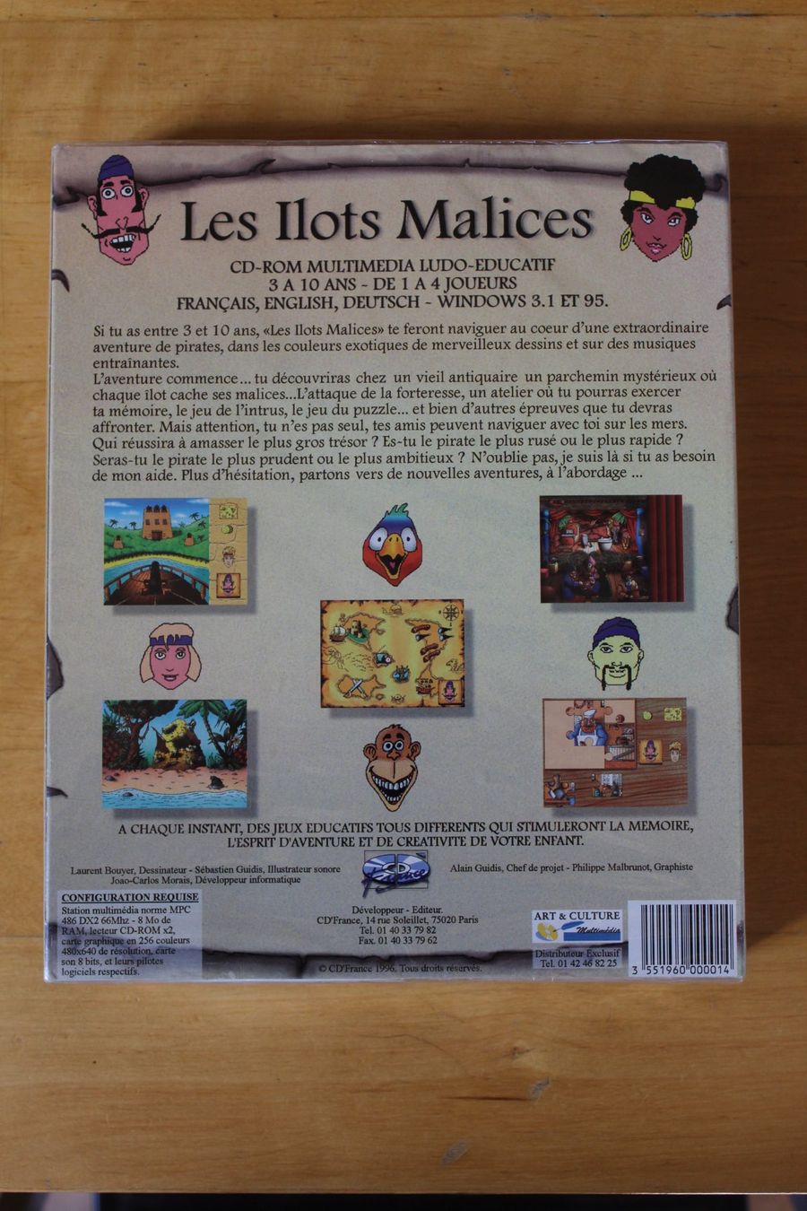 Giochi: PC Retro Les Ilots malices français Scellé – Nuovo e nell'imballaggio originale da Saignelégier venduto da Chocobarde 1