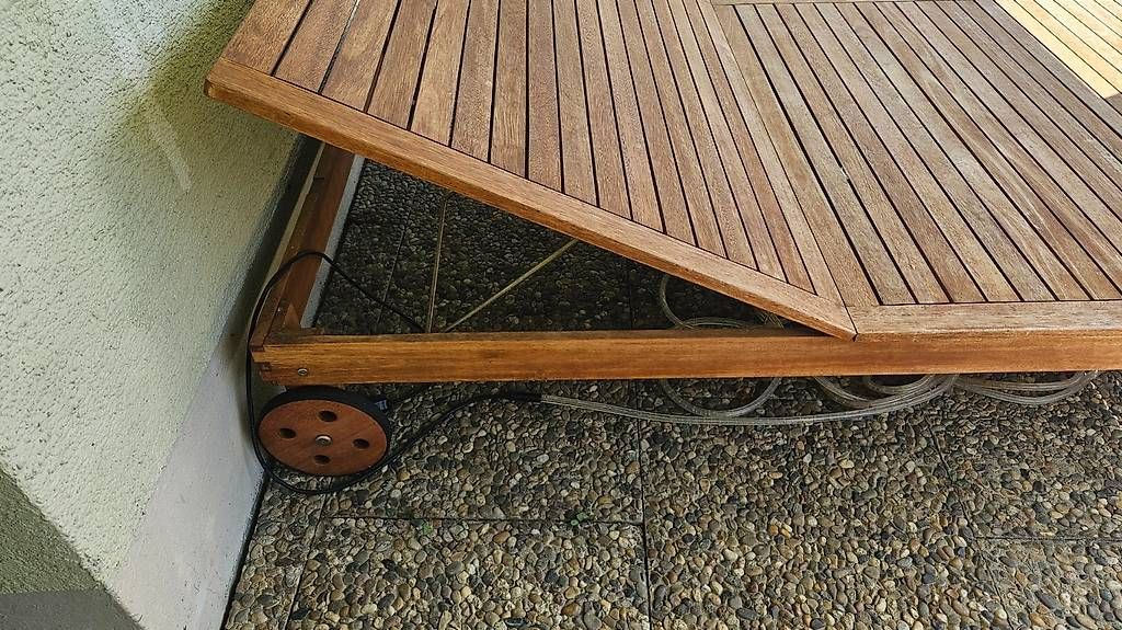 Liegen & Liegestühle: Garten Doppelliege aus Holz – Gebraucht aus Wil SG von Dasche 3