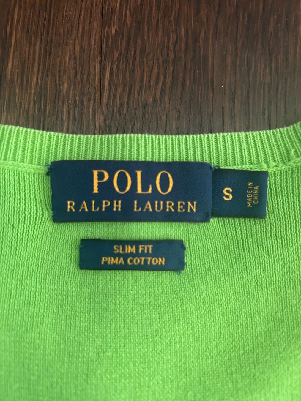 Ralph Lauren Maglioni & Felpe: Ralph Lauren Pullover, hellgrün, Gr. S slim fit, Top Zustand – Usato da Wädenswil venduto da IH2_000 1