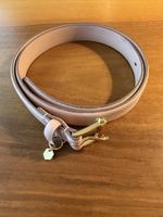 Gürtel Lauren Ralph Lauren rosa Leder Grösse S neuwertig