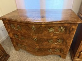 Antike Biedermeier Kommode, NussbaumRarität!