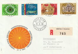 1980 FDC, Sonderpostmarken I mit ET - Vollstempel