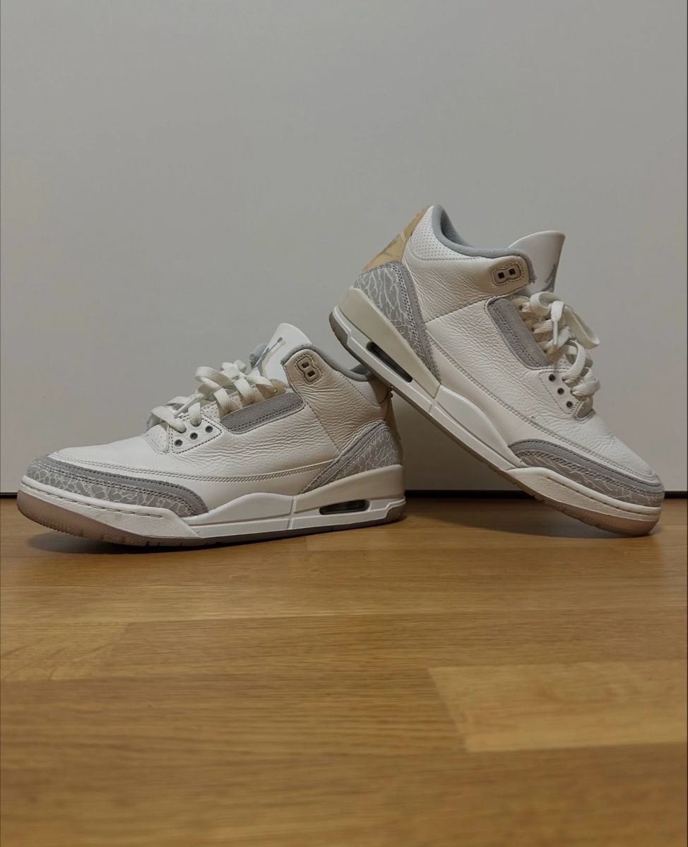 Jordan Scarpe da uomo: Jordan 3 "Craft Ivory" – Usato da Basel venduto da Kevinbuckcards