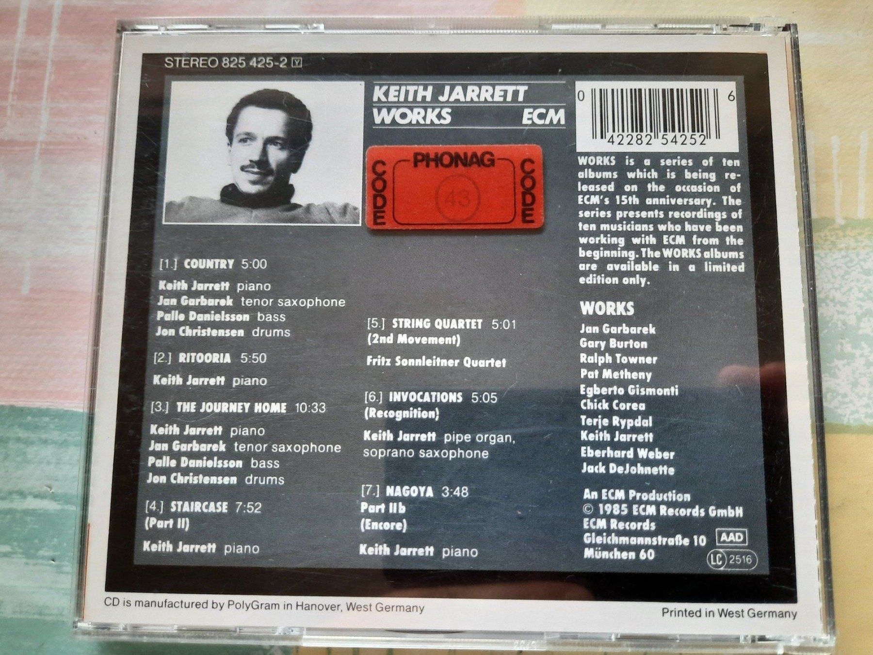 CD: Cd Keith Jarrett - Works – Usato da Pully venduto da bro_n52j 1