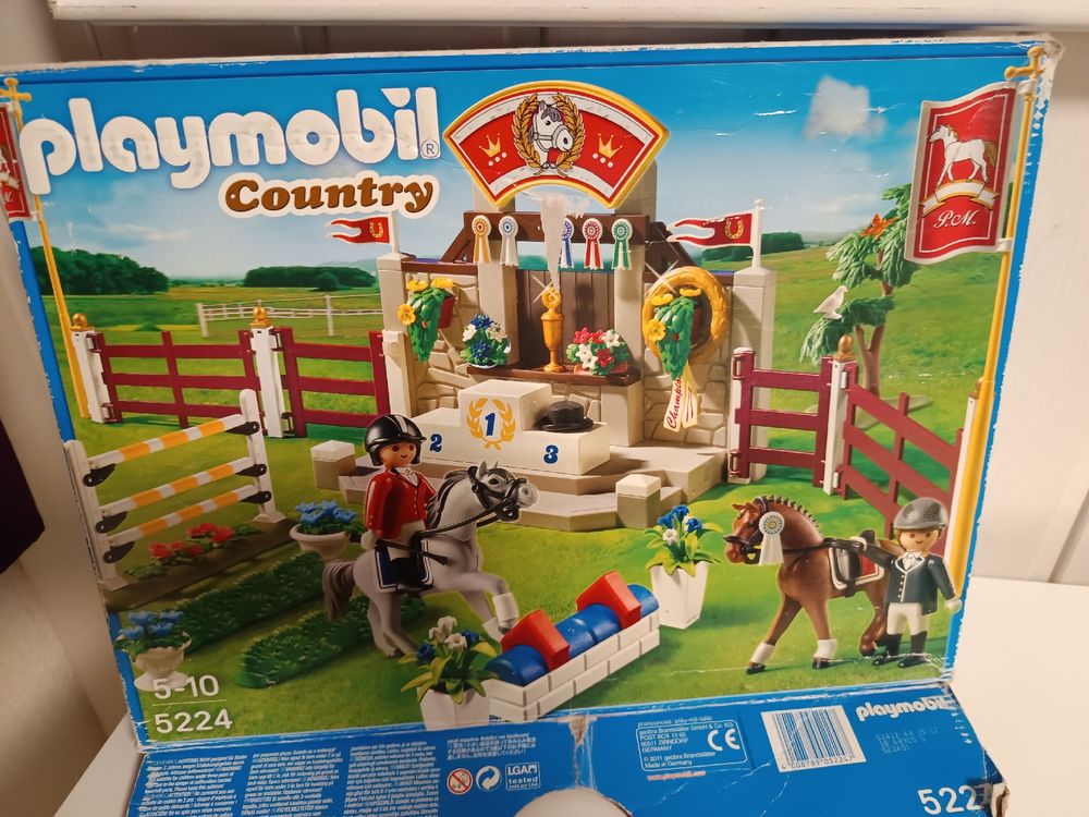 Playmobil écurie Podium Blanc 5224 3930 - Occasion, Pour Compléter Votre Univers Cheval