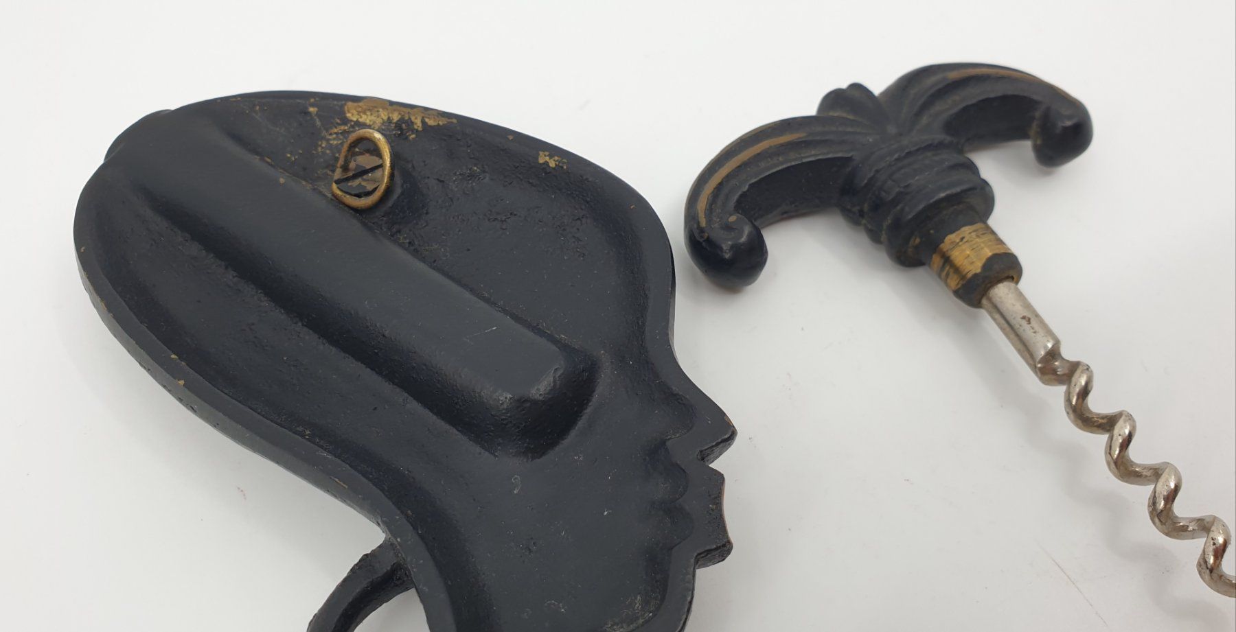 Sculptures & Statues: Mid Century Wandfigur mit Korkenzieher – D'occasion à Emmen par Brockofsky 6