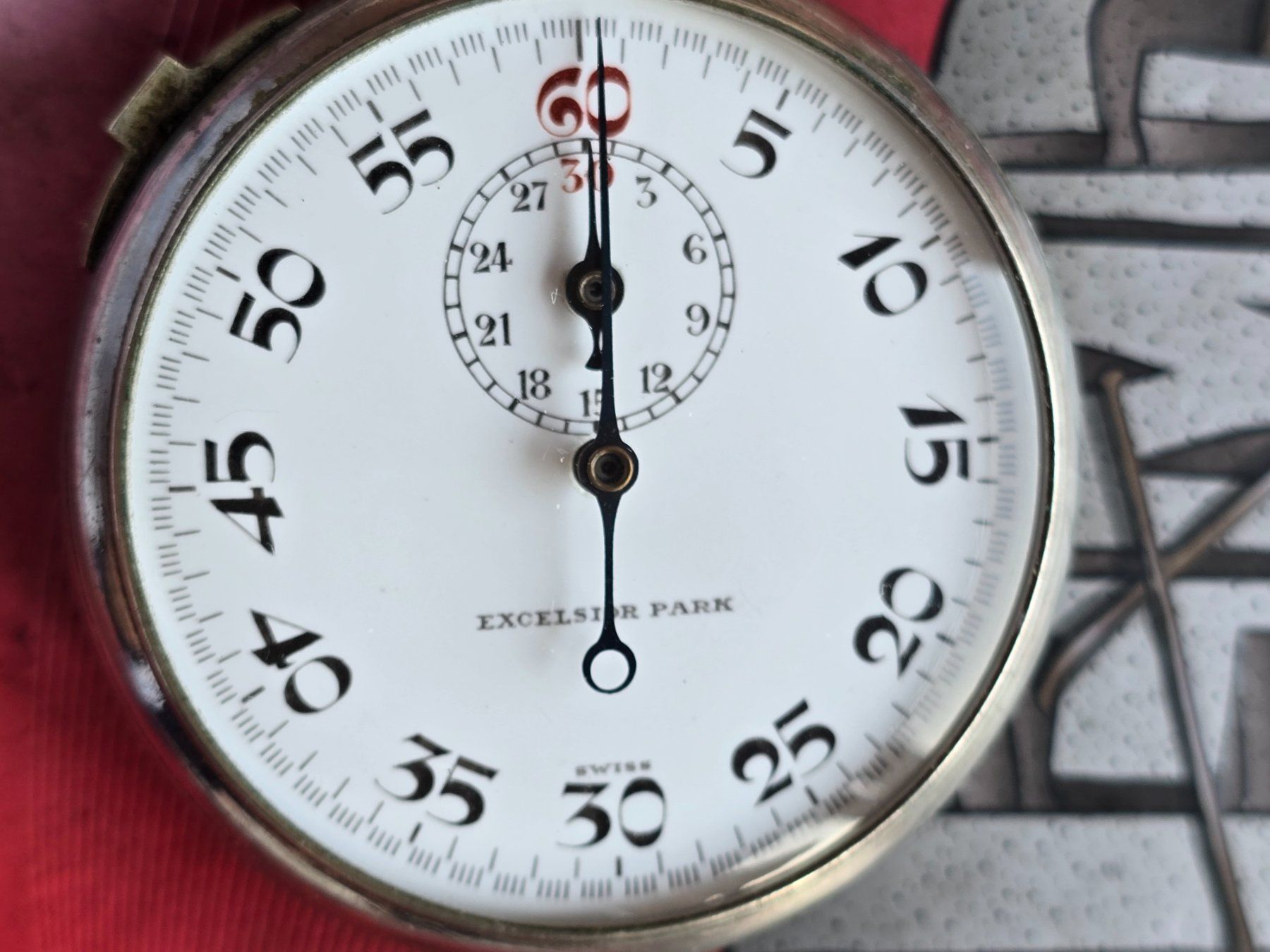 Orologi: 736 Excelsior Park Stoppuhr Chronograph – Usato da Muri AG venduto da Corredor 3
