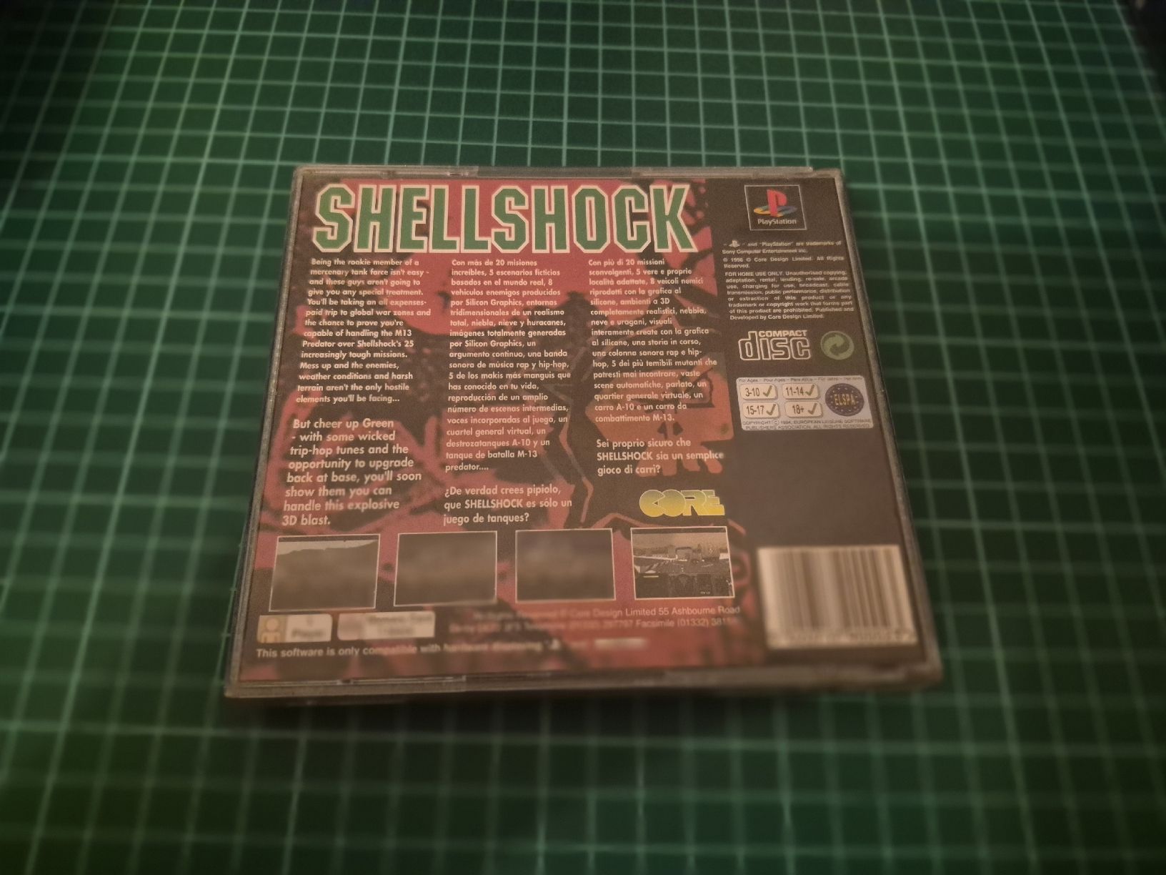 Sony Giochi: Shellshock - Playstation 1 - Complete - PS1 Game PAL  – Usato da Meyrin venduto da Retro-GZ 3