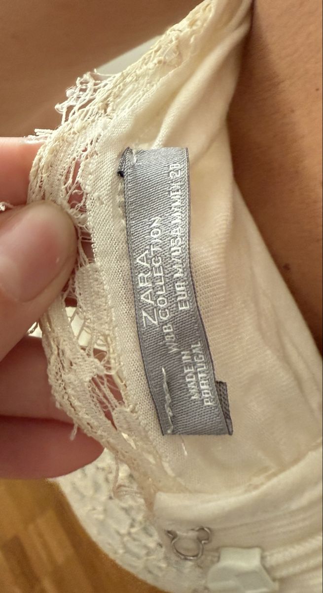 Zara Kleider: Robe dentelle bustier Zara - été élégante M – Neu (gemäss Beschreibung) aus Les Avanchets von NR07 2