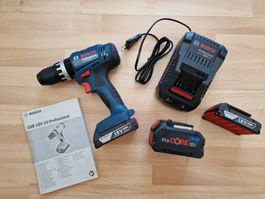Bosch Pro GSB 18V-25, inkl. Akkus und Ladegerät