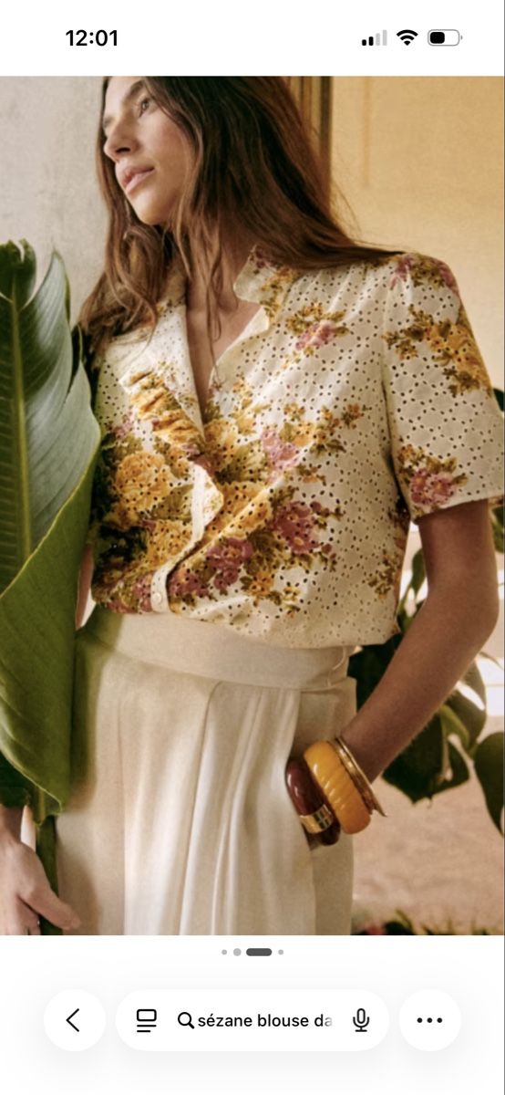 Sezane Camicette: Sézane Blouse Dahlia 34  – Usato da Constantine venduto da boukledor