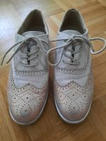 Graceland Schuhe, Gr. 38, beige/rose, Echtleder
