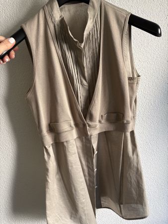 Brunello Cucinelli Baumwolle/Leinen Bluse