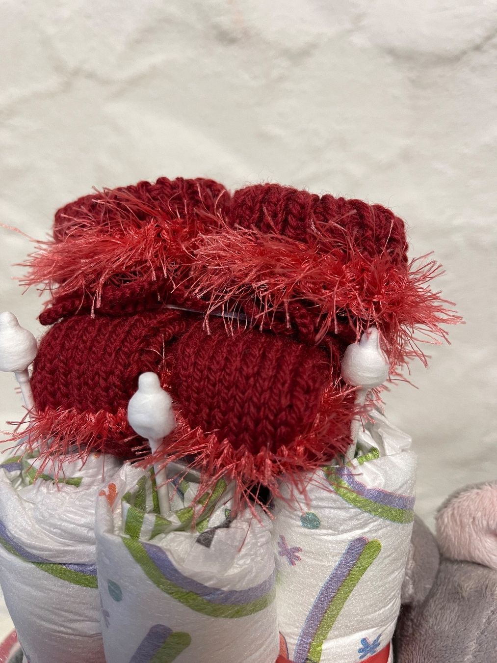 Windeleimer & Windeln: Windeltorte Mädchen, Baby Geschenk, Geburt, Taufe – Neu (gemäss Beschreibung) aus Urnäsch von pas_5r9c 6