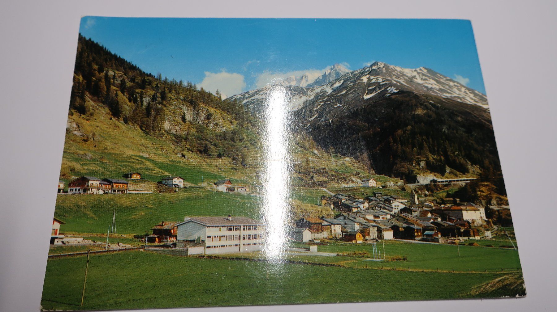 Ansichtskarten: Bourg-St-Pierre Valais Mont Vélan  1973 – Gebraucht aus Cormoret von Pascalll2001 1