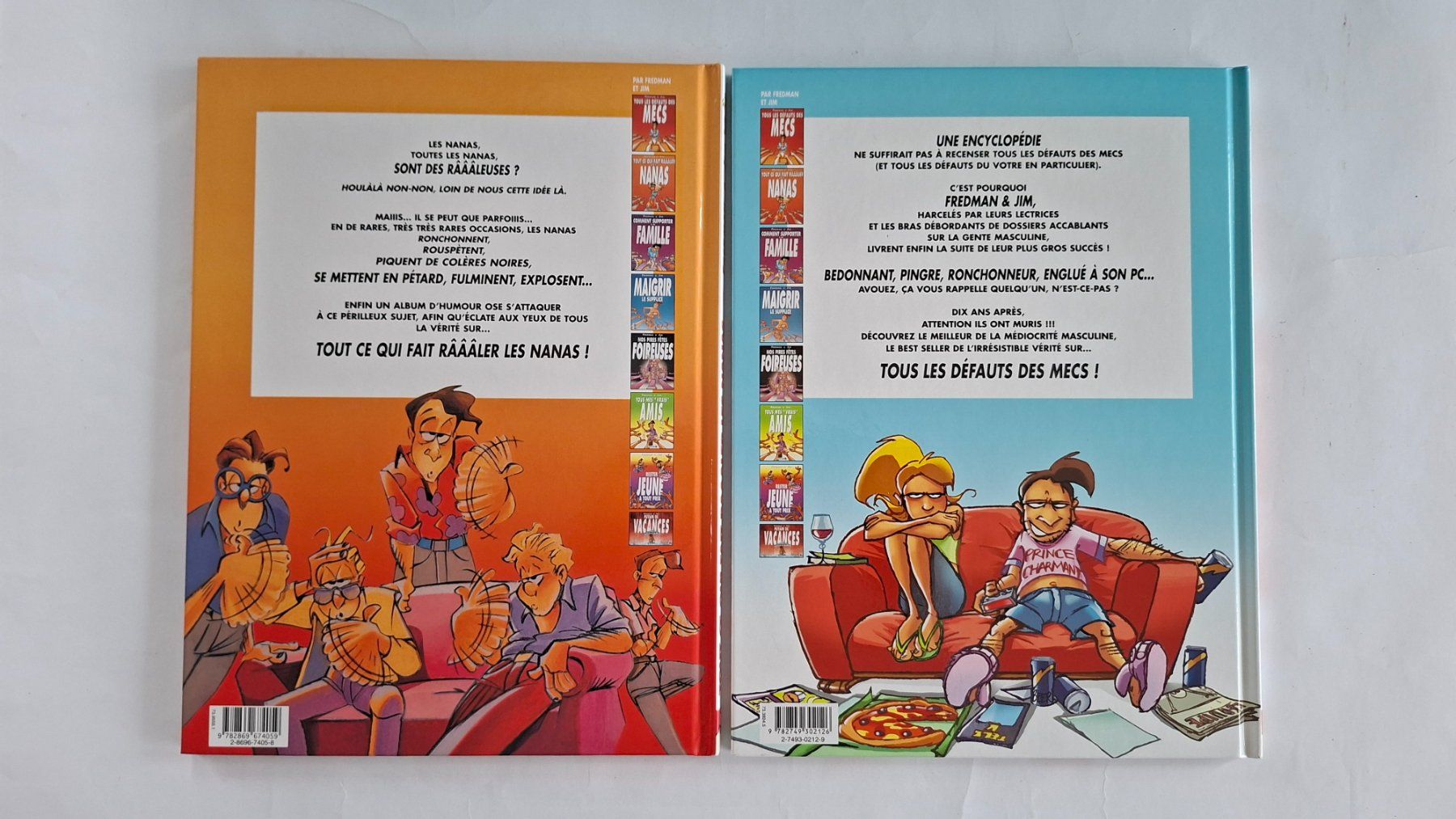 Fumetti: Fredman & Jim, "Nanas" & "Mecs" Comic, 2 Bände, Top! – Usato da Opfikon venduto da Diversamente 1