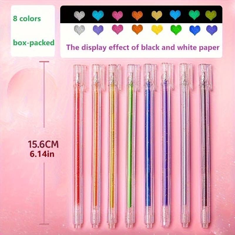 Penna & Evidenziatori: 8x Gel Glitzer-Stifte – Nuovo e nell'imballaggio originale da Frenkendorf venduto da jazzplatten 1