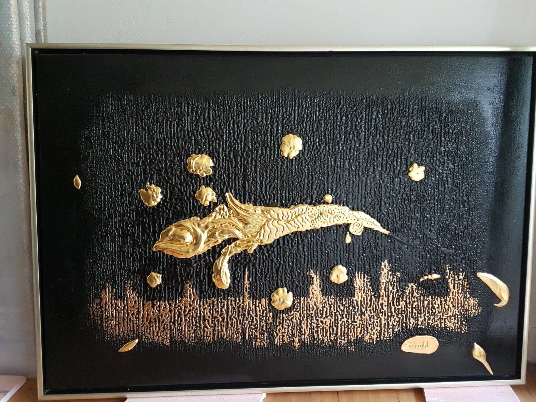 Dipinti: 140 x 95 artwork by Walter Schnabl - Rising Phoenix – Usato da Adliswil venduto da fashionholic 1