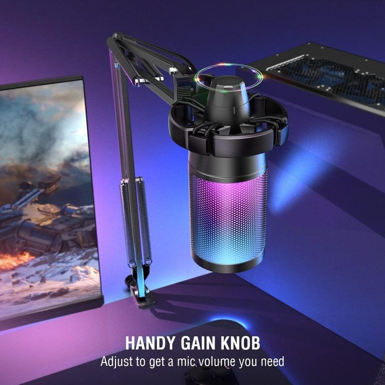 Gaming Microphone PC with Arm Microphone Kit Mac PS5 PS4 neu Kaufen