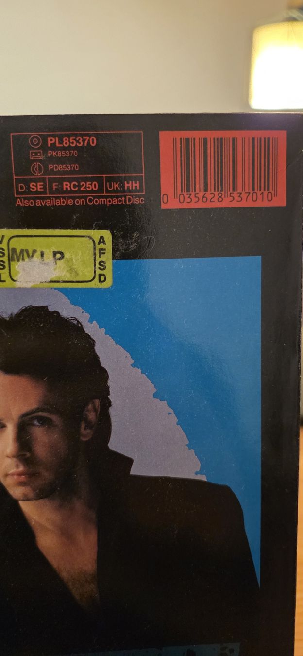 Dischi in vinile: Rick Springfield - Tao  1985 Vg,Vg – Usato da Yvonand venduto da RF-VINYL 6