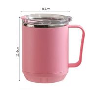 NEUER isolierter Thermosbecher ca 460ml rosa - 223441