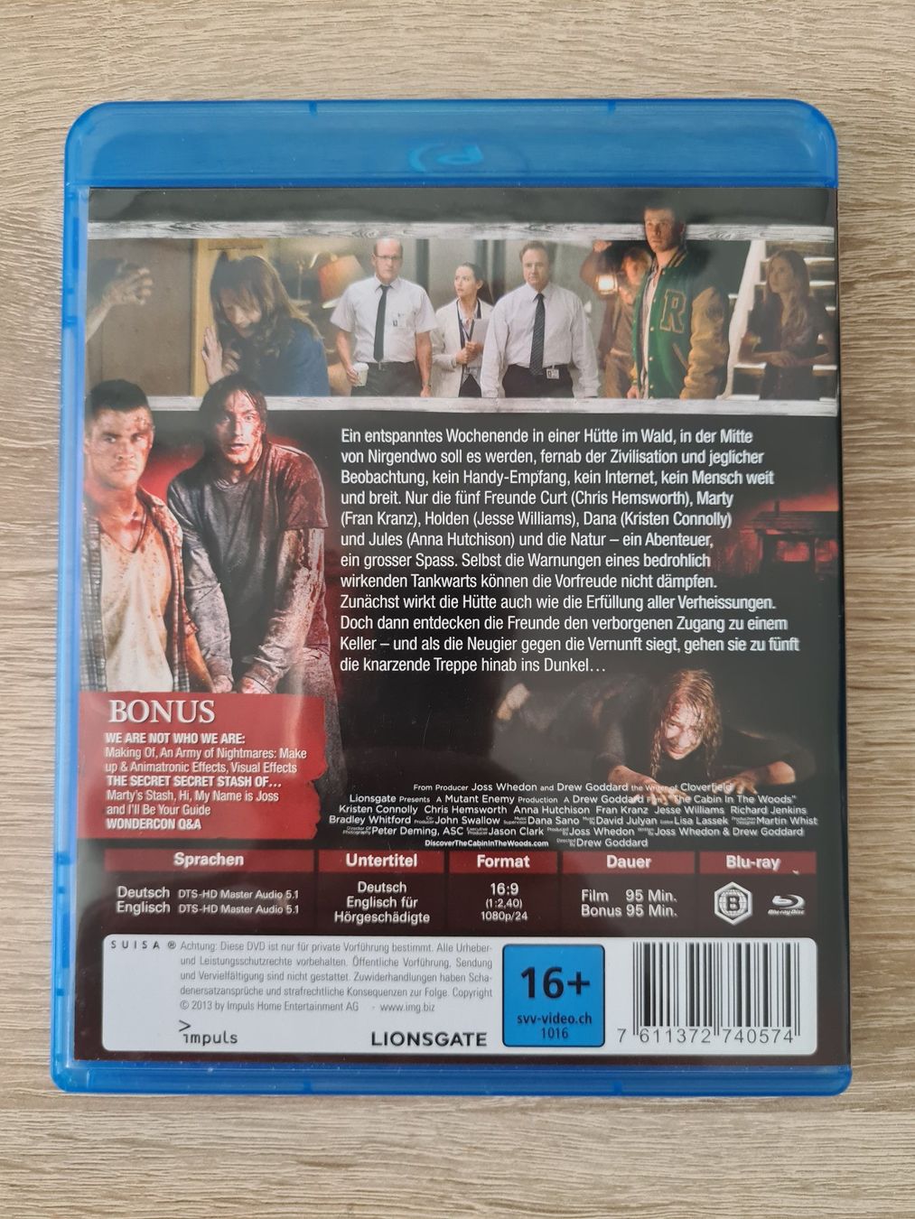Tutti i DVDs: The Cabin In The Woods - Blu-ray – Usato da Carouge GE venduto da Franllo 1